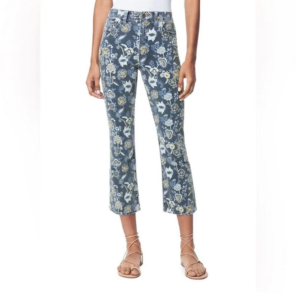 Joe's Jeans The Callie high rise cropped bootcut Verona floral 24 NWT